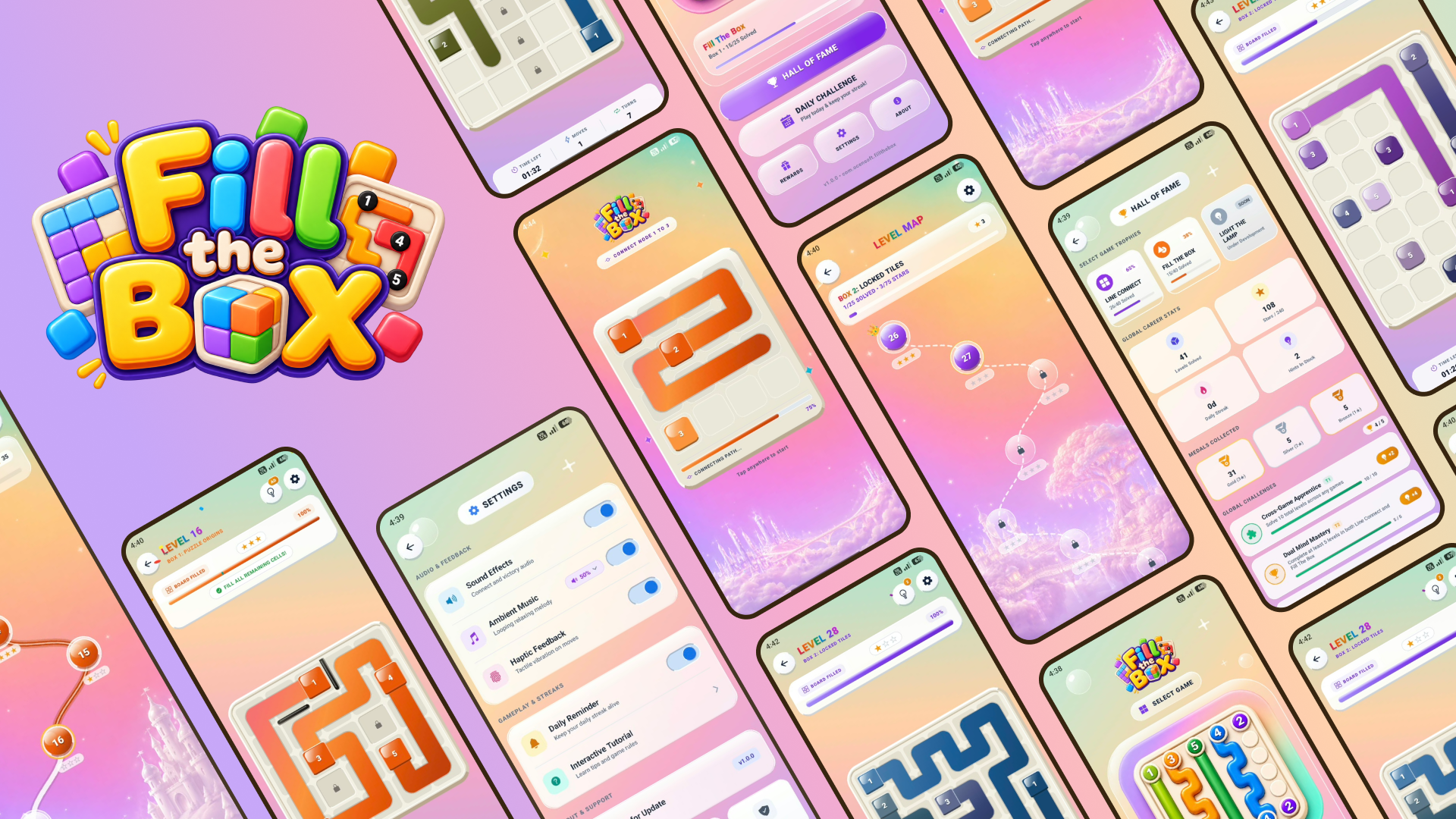 Fill the Box: Puzzle Game